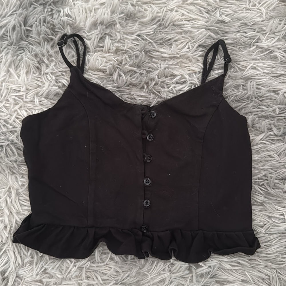 Forever 21 Black Crop Top (L)